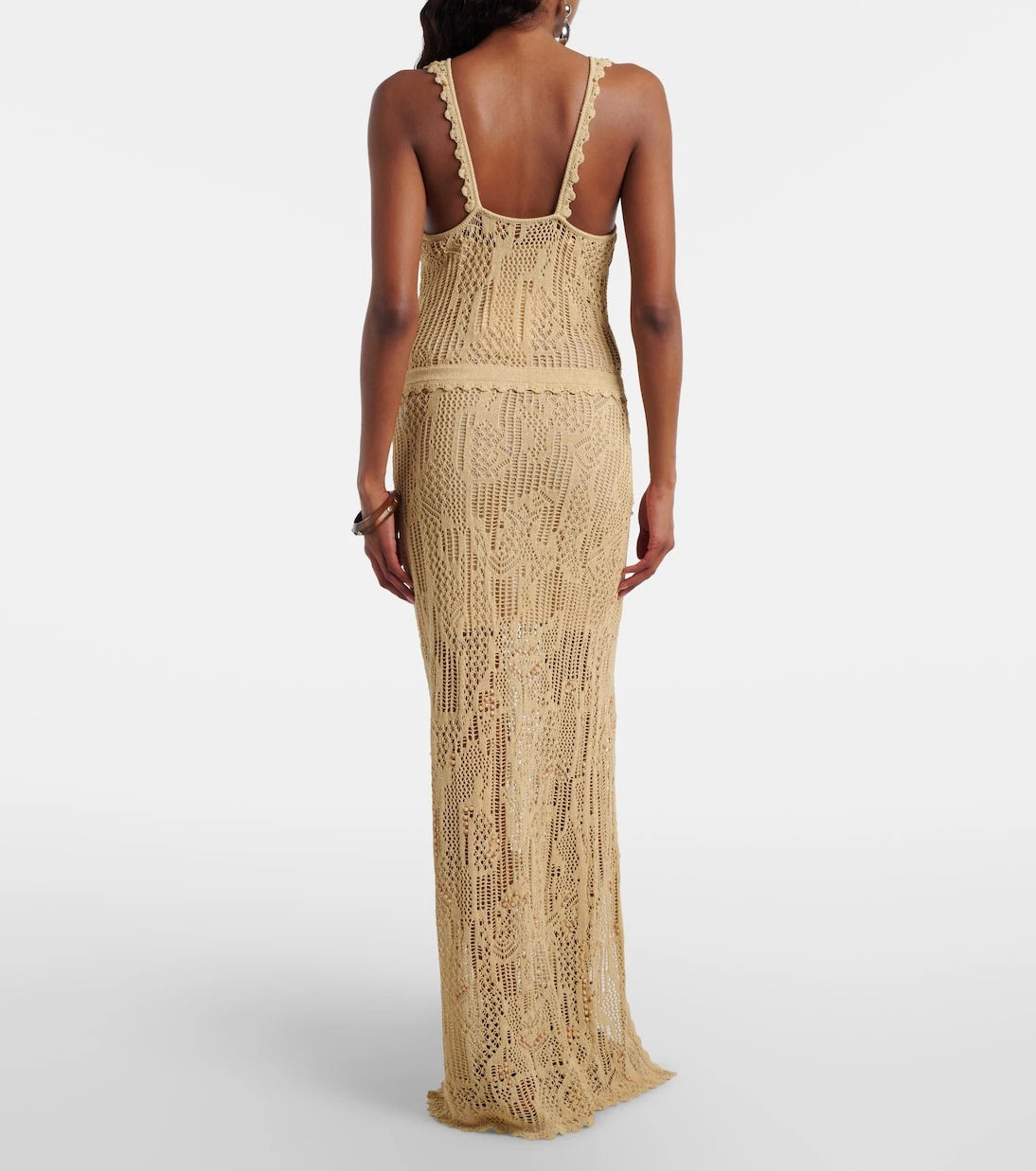 Isabel Marant - Ornella beaded crochet maxi dress