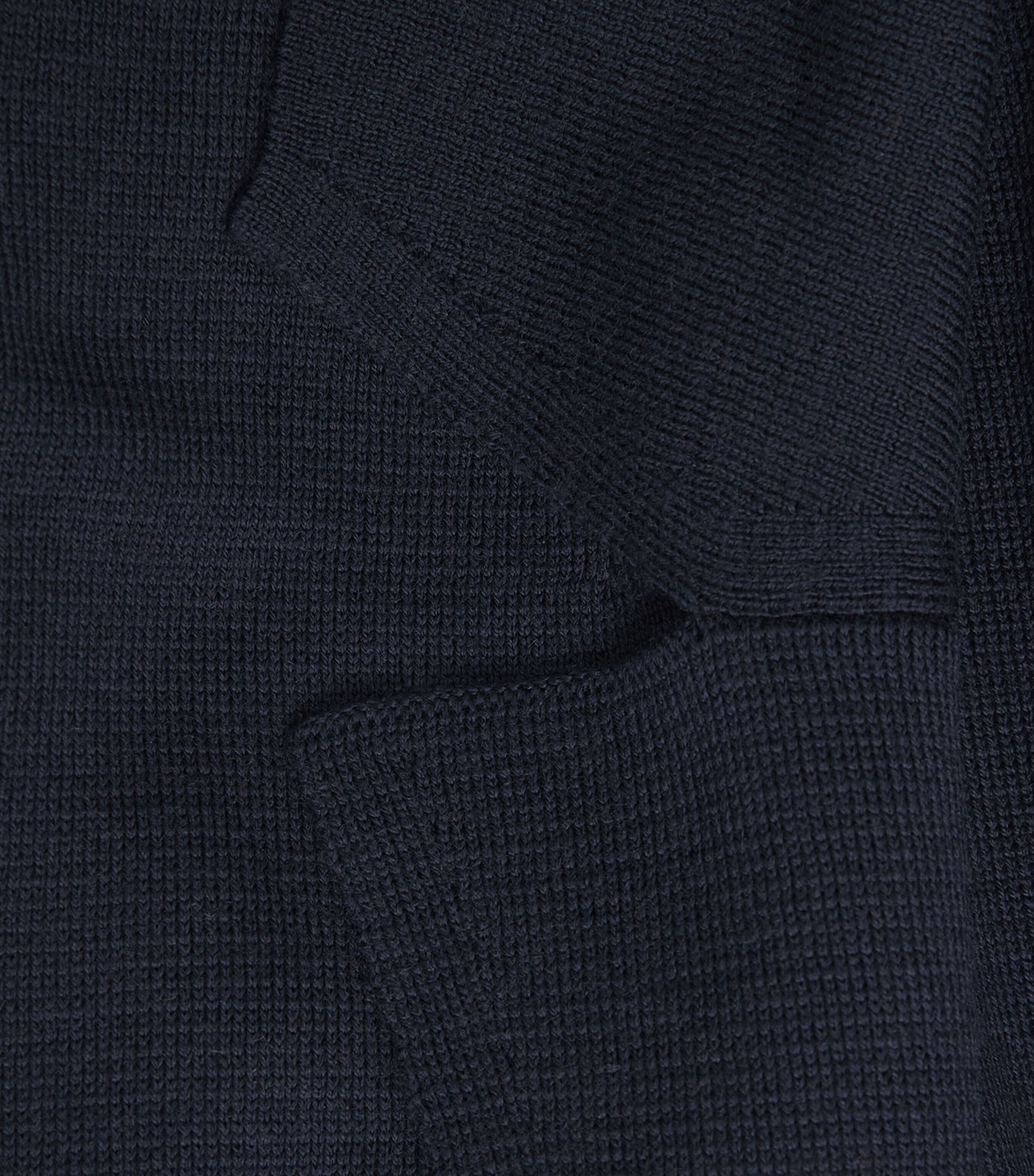 John Smedley Navy Merino Wool Autry Jacket