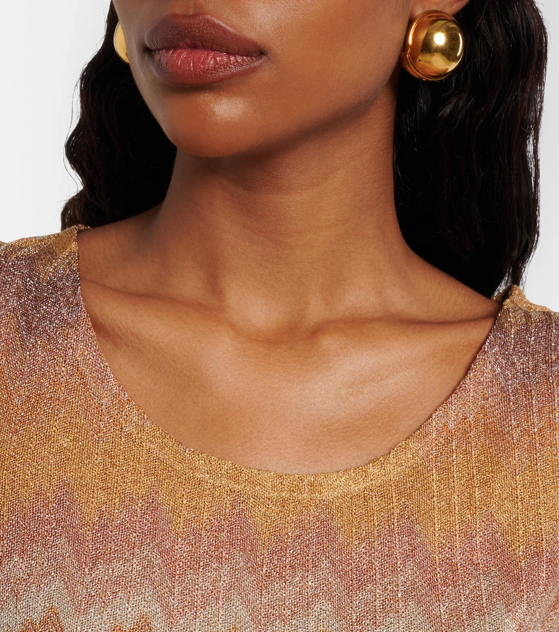 Missoni - Zigzag lamé top