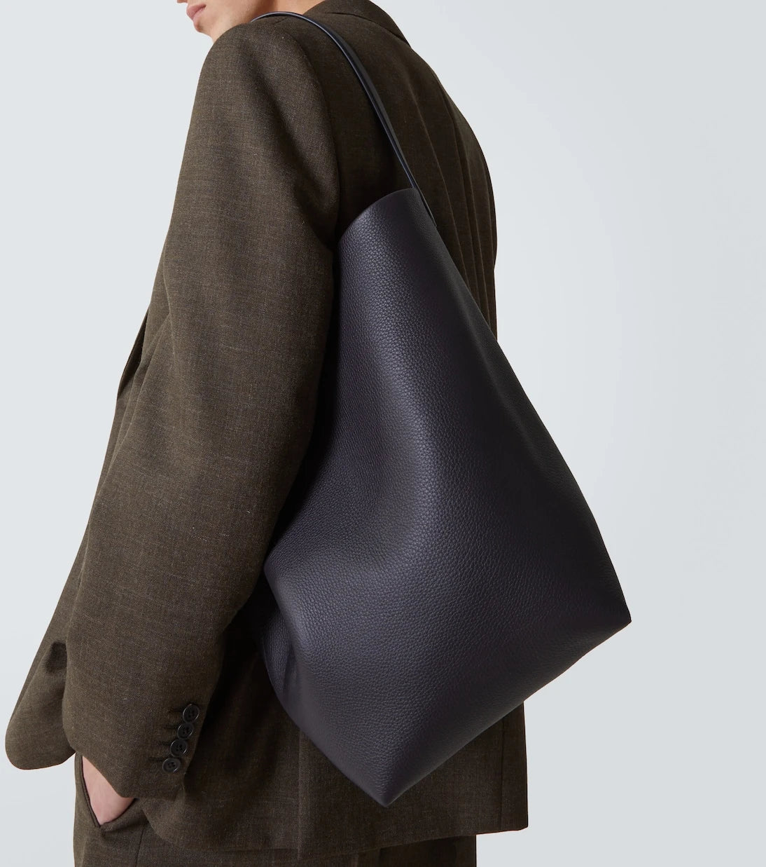 The Row - N/S Park Large leather tote bag