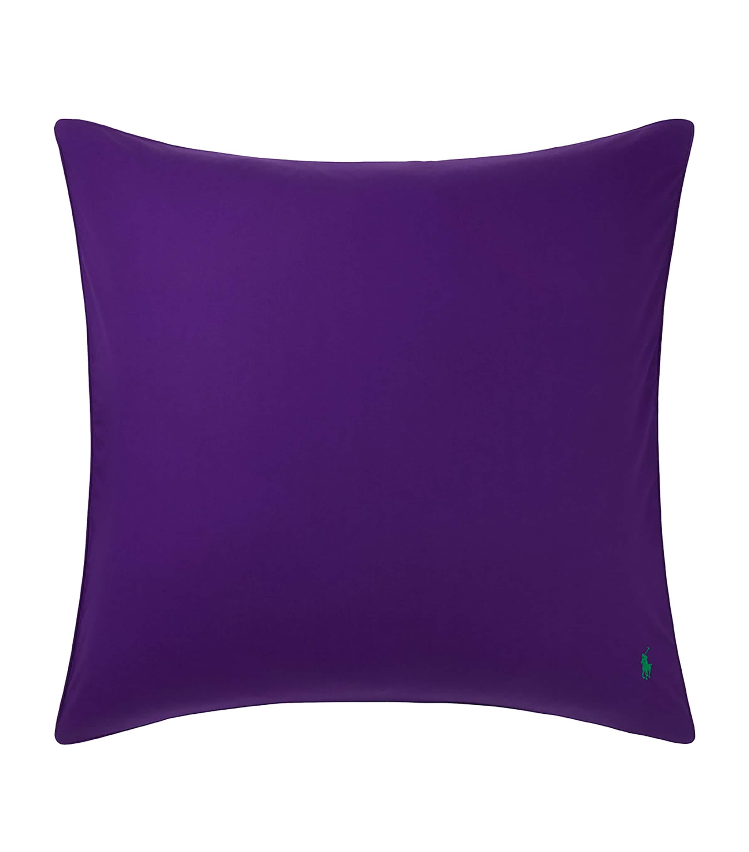 Cotton Polo Player Square Pillowcase (65cm x 65cm)