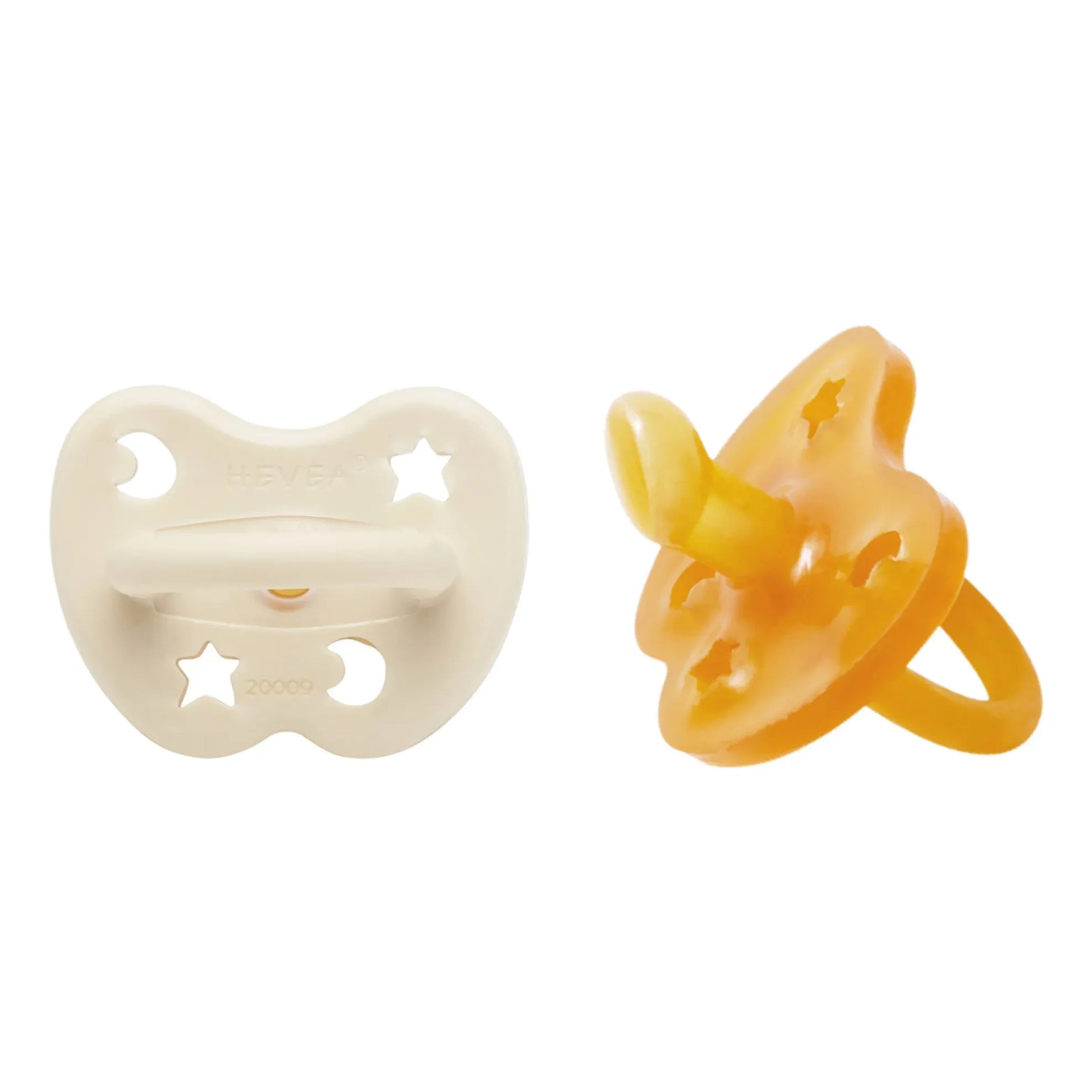 Hevea - Natural Rubber Physiological Pacifiers - Set of 2