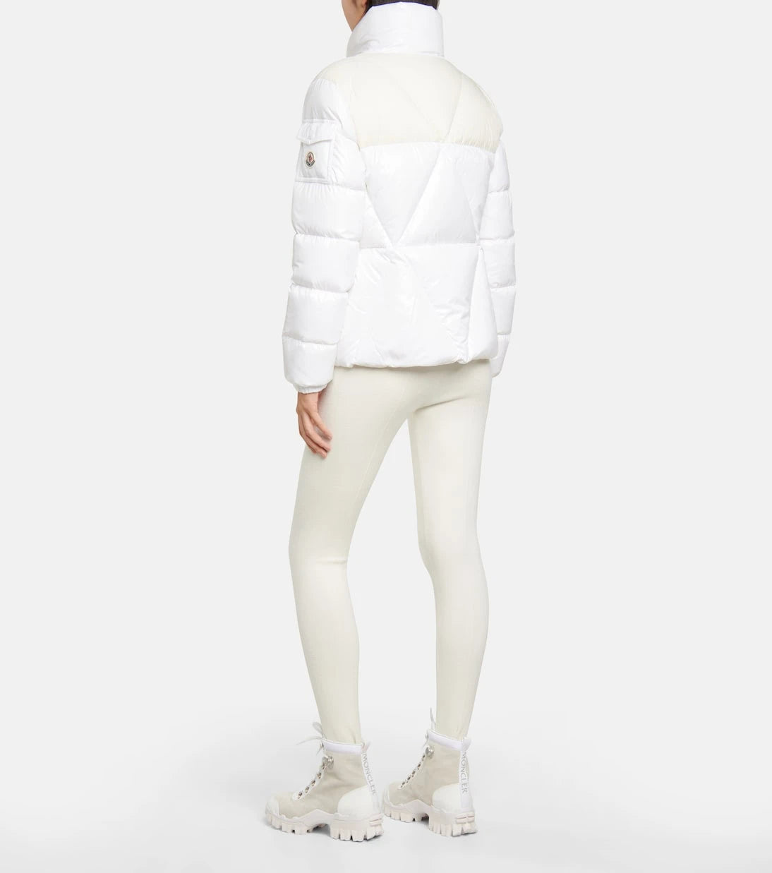 Moncler - Arabette belted down jacket