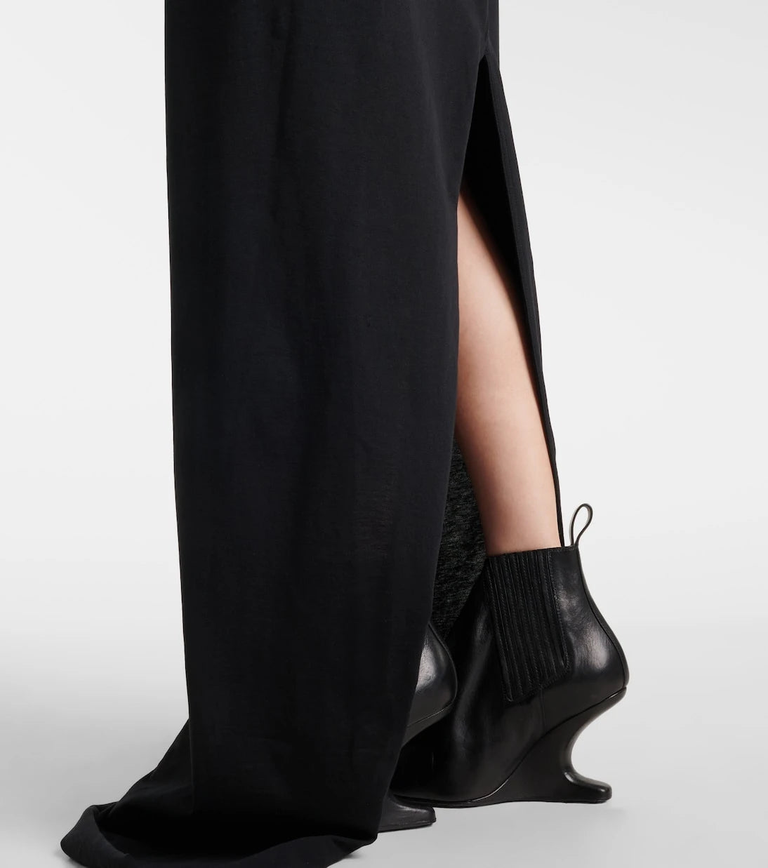 Rick Owens - Temple layered cotton jersey maxi dress