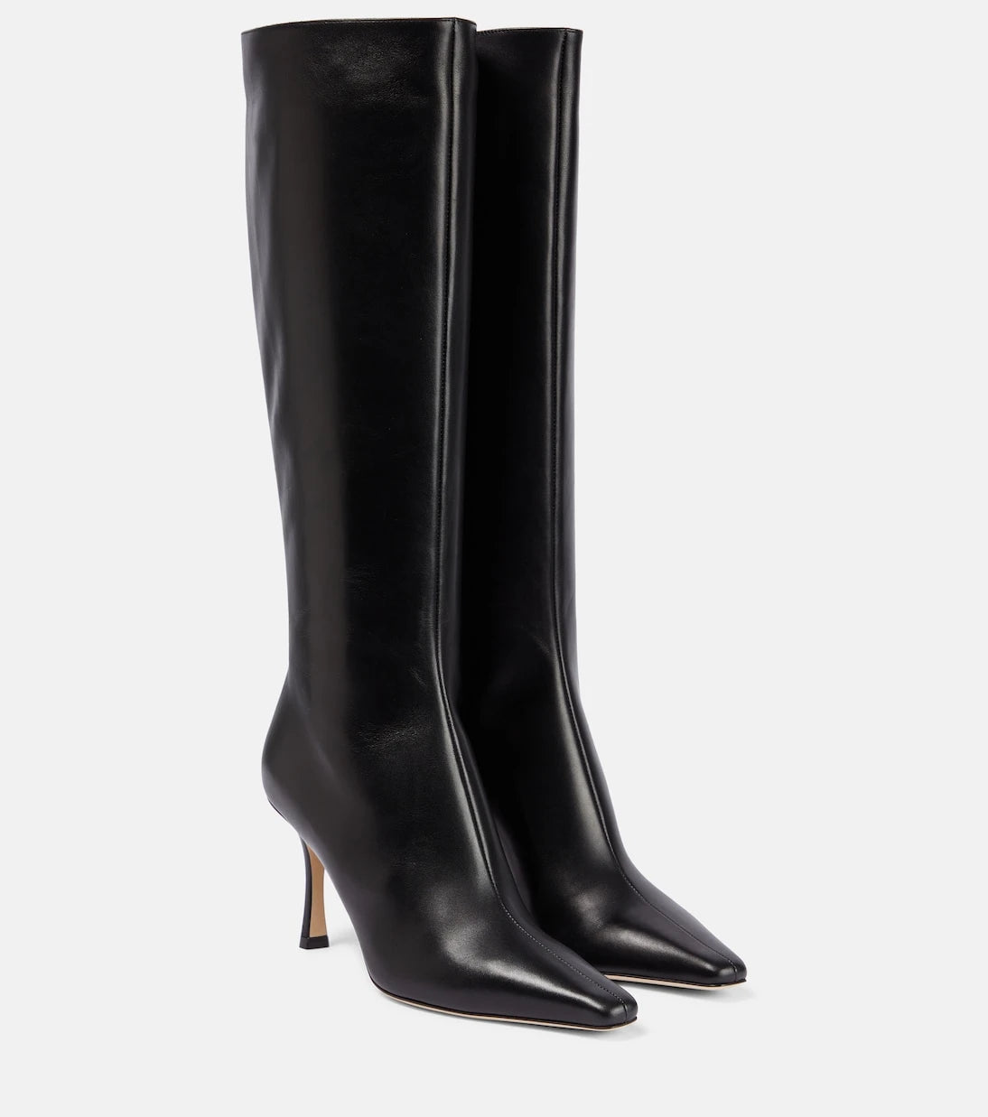 Jimmy Choo - Agathe 85 leather knee-high boots