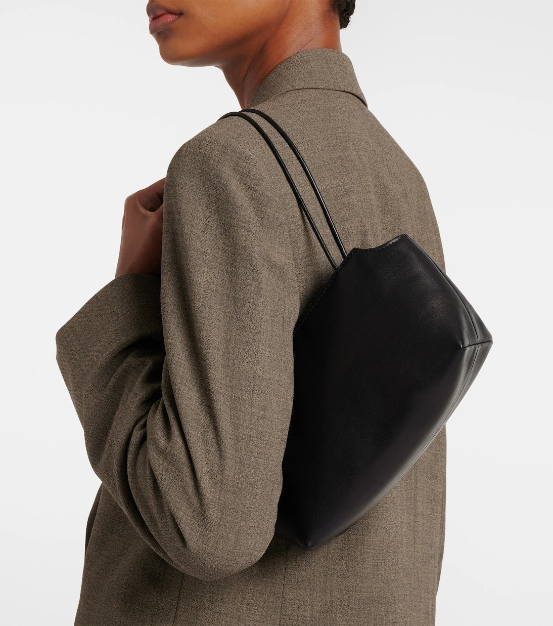 The Row - Terrasse To-Go leather shoulder bag
