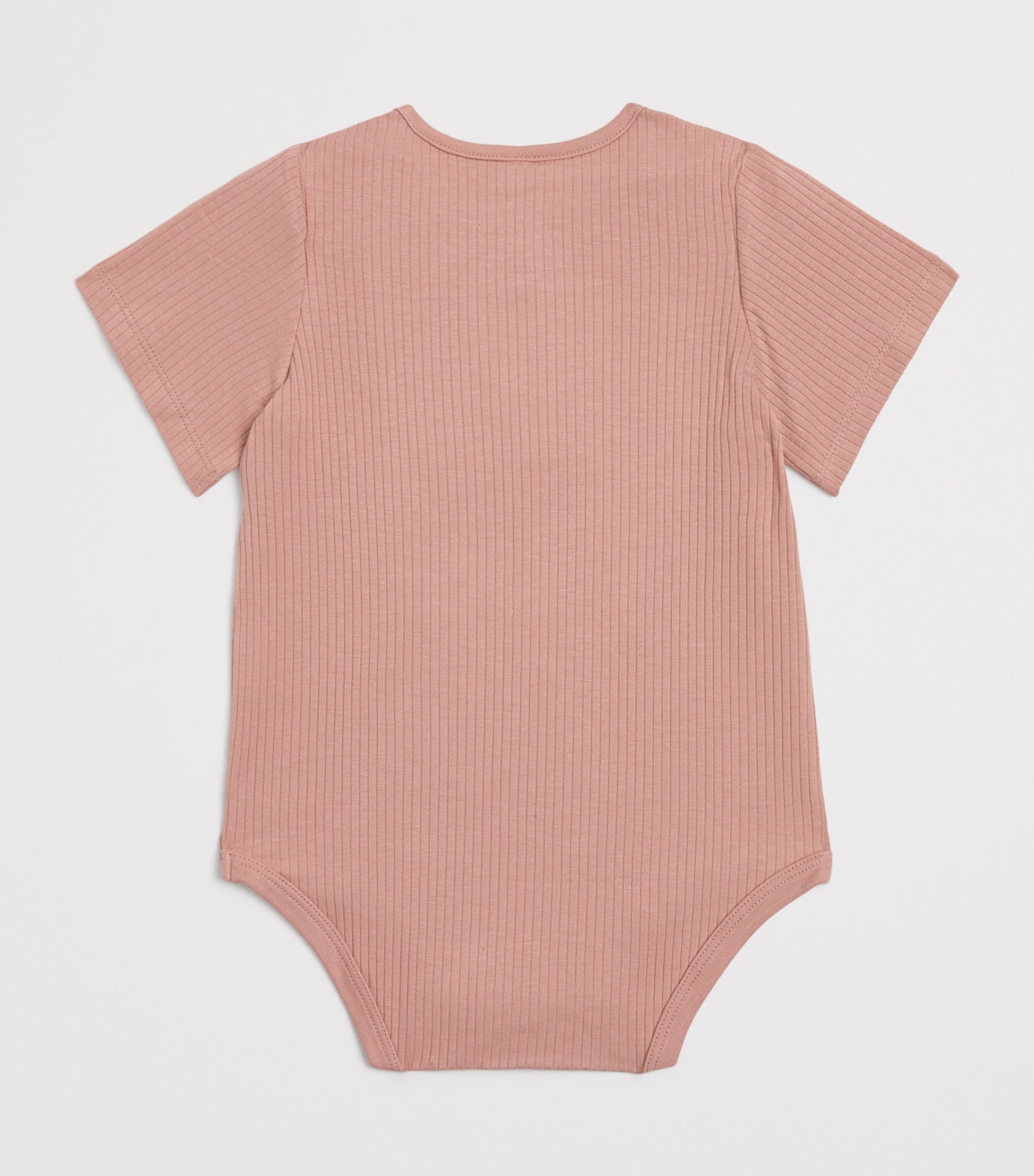 MORI Bamboo-Blend Short-Sleeve Bodysuit (0-18 Months)