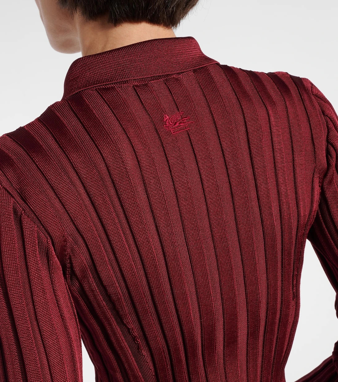 Etro - Fitilli örgü polo kazak