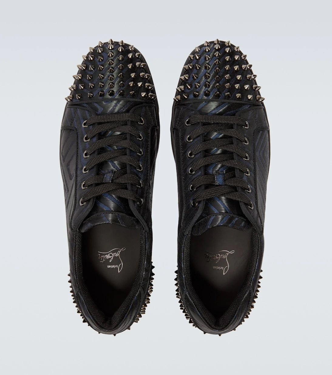 Christian Louboutin - Seavaste embellished sneakers