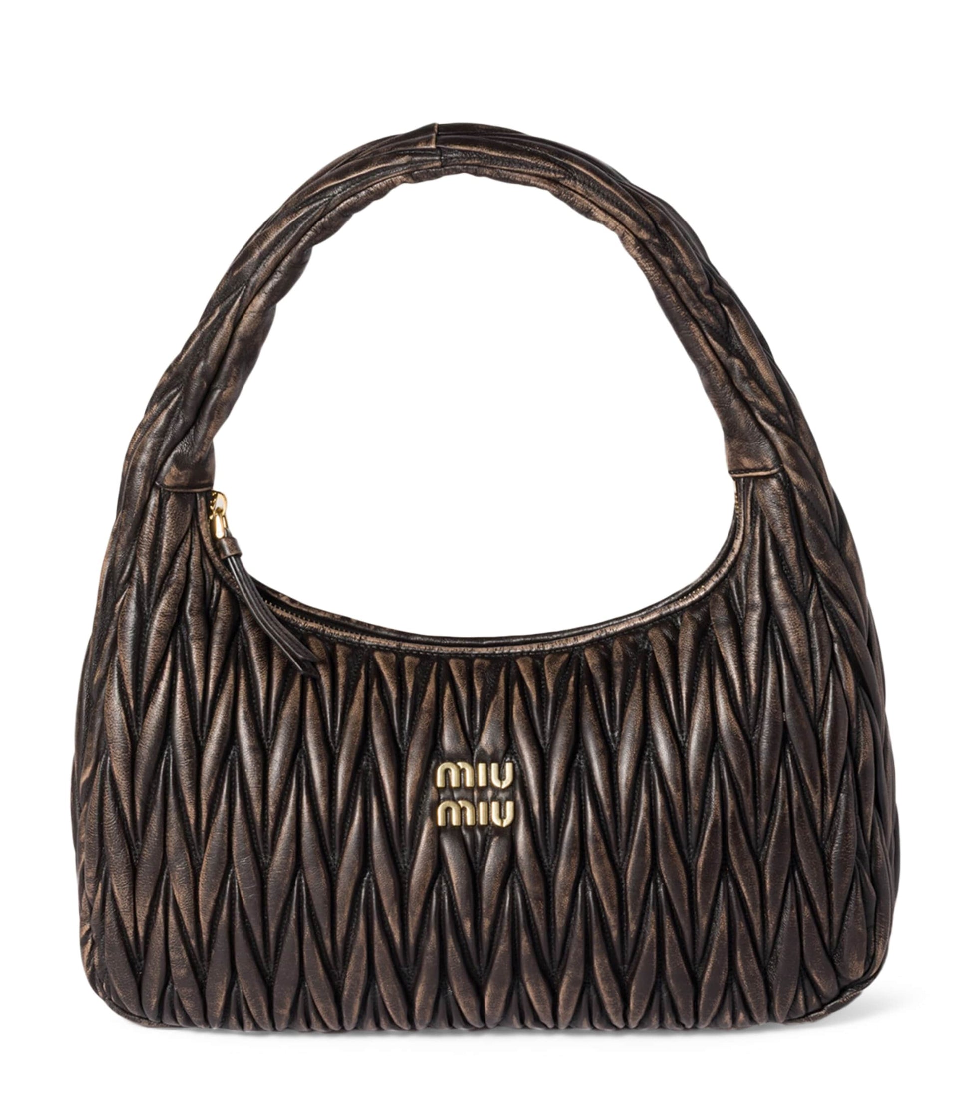 Matelassé Calfskin Wander Shoulder Bag