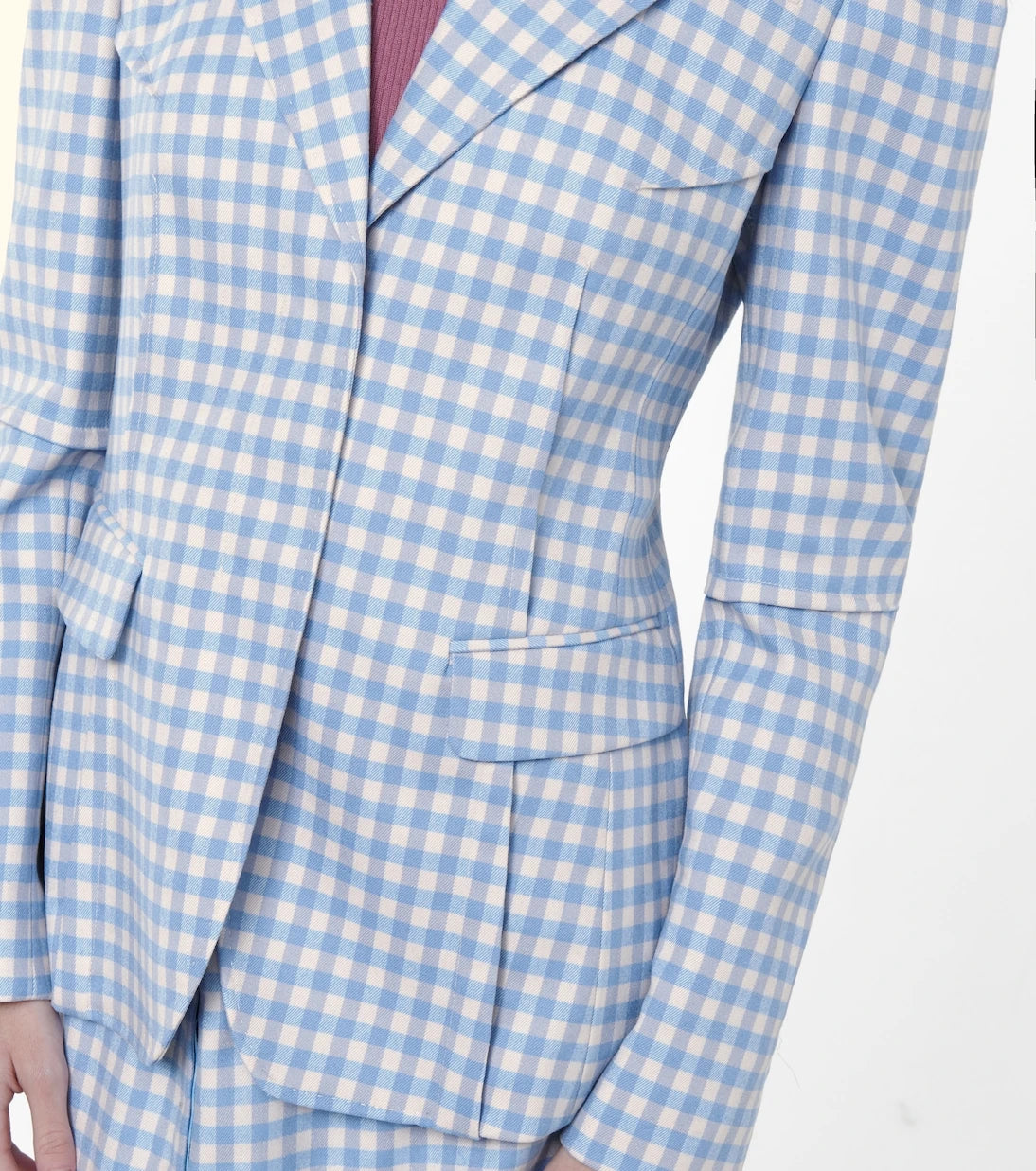 Altuzarra - Beatrix gingham stretch-blend blazer
