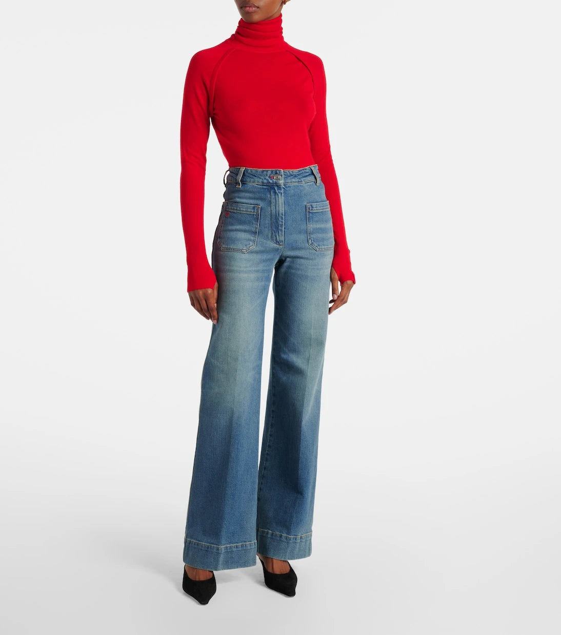 Victoria Beckham - Alina wide-leg jeans