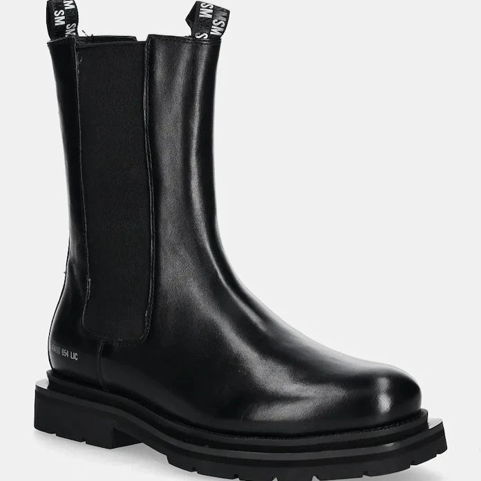 Кожени боти челси Steve Madden Highflyer