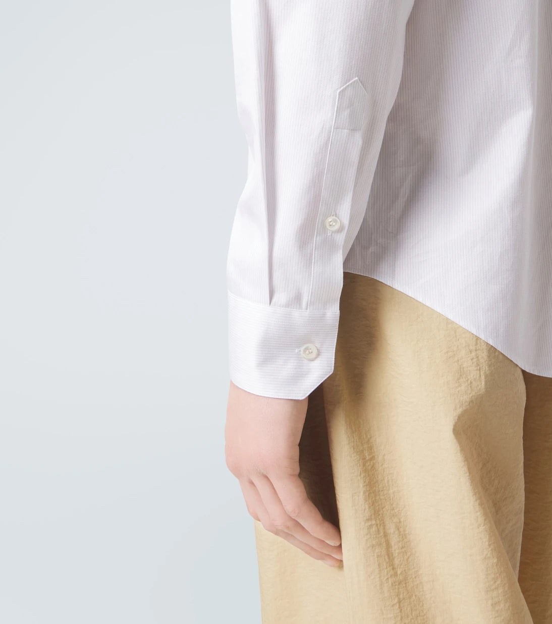 Giorgio Armani - Archivio pinstripe cotton shirt