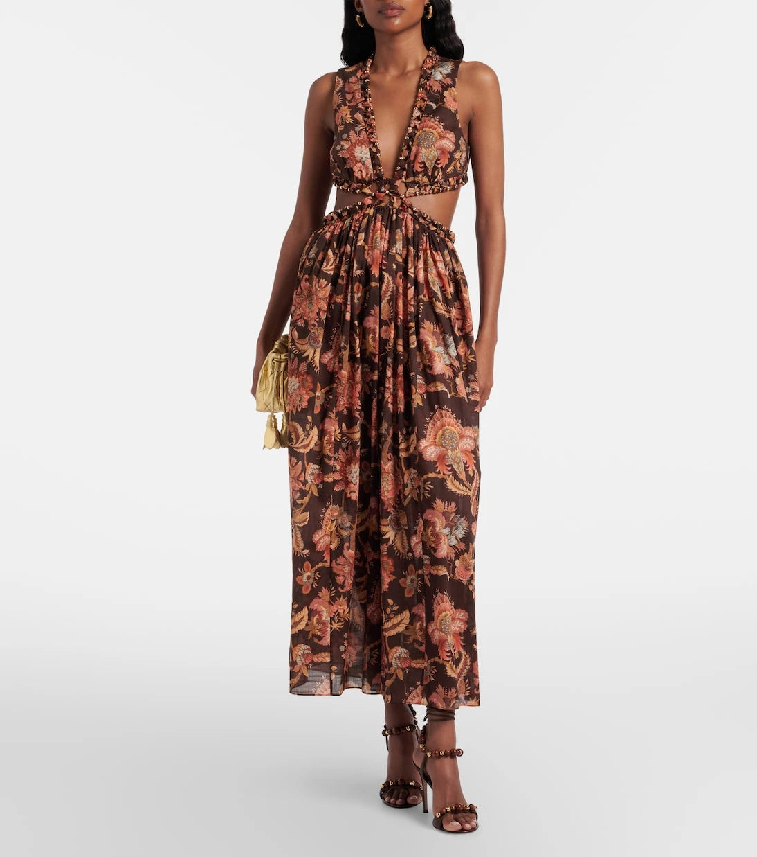 Gianvito Rossi - Pandawa beaded leather sandals