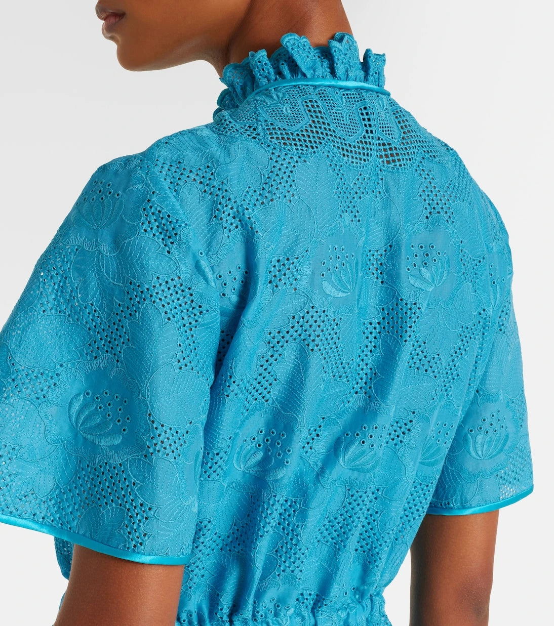 Valentino - Cotton lace maxi dress