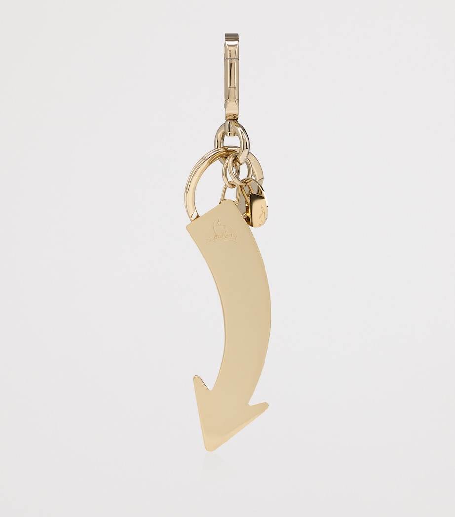 Christian Louboutin Red Steel Circus Signpost Keyring