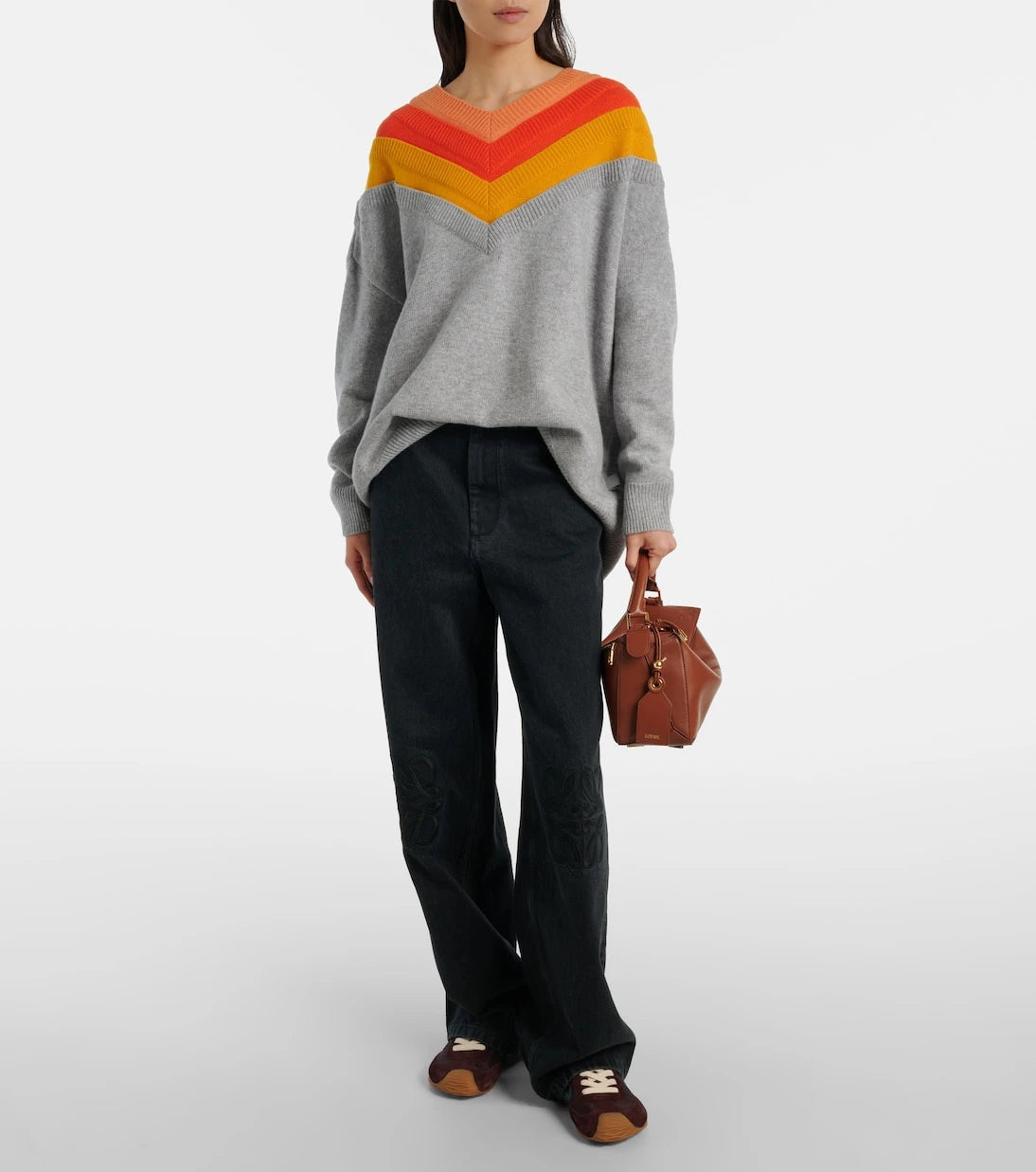 Loewe - Featherlight Puzzle Small tote bag