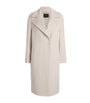 Joseph Beige Alpaca-Wool-Silk Yves Coat