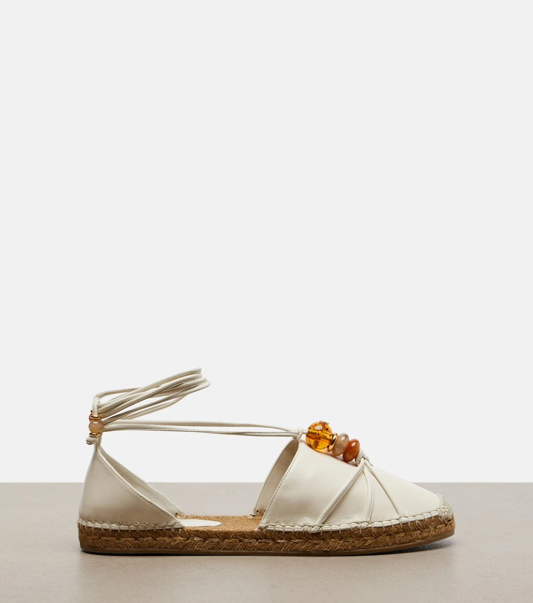 Jimmy Choo - Lemi embellished leather espadrilles