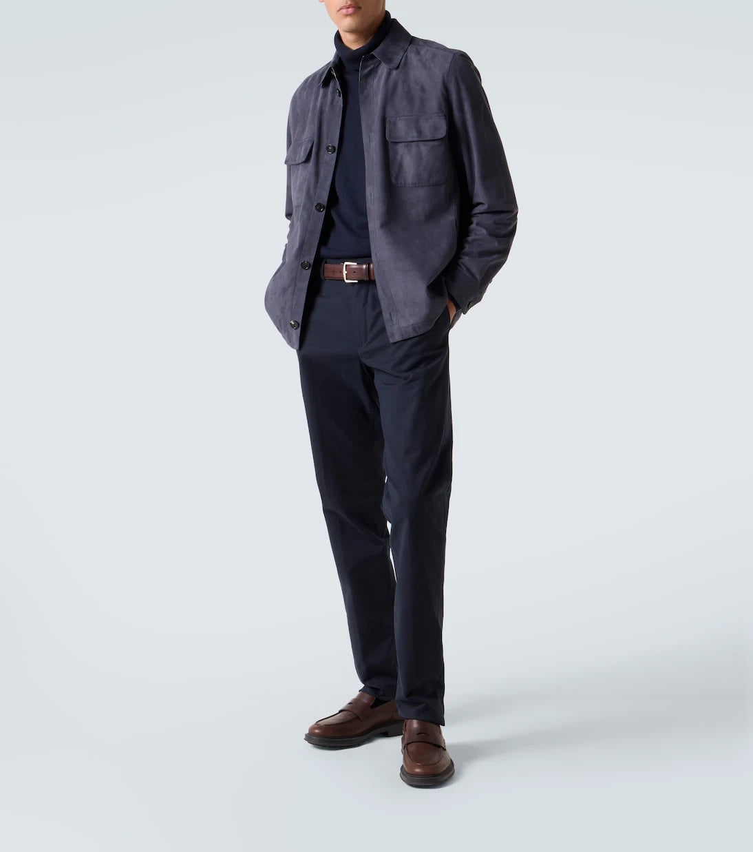 Loro Piana - Suede overshirt
