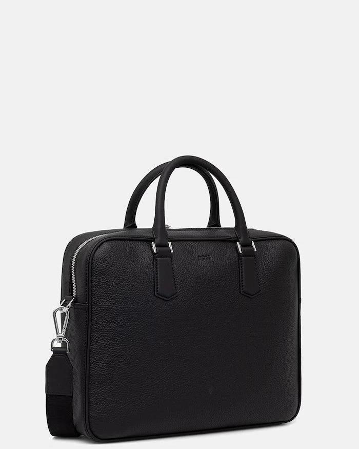BOSS erkek deri laptop çantası New Crosstown_Doc