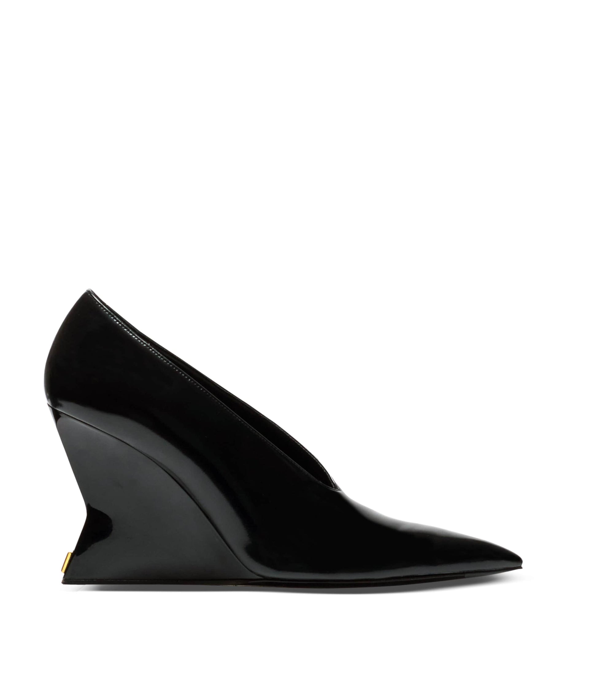 Balmain Patent Leather Wedged Pumps 95