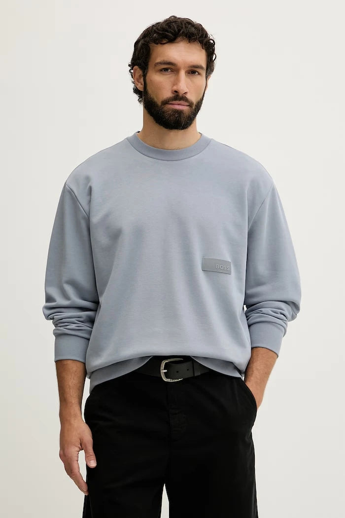 BOSS Green суичър мъжки с памук SW_Crewneck