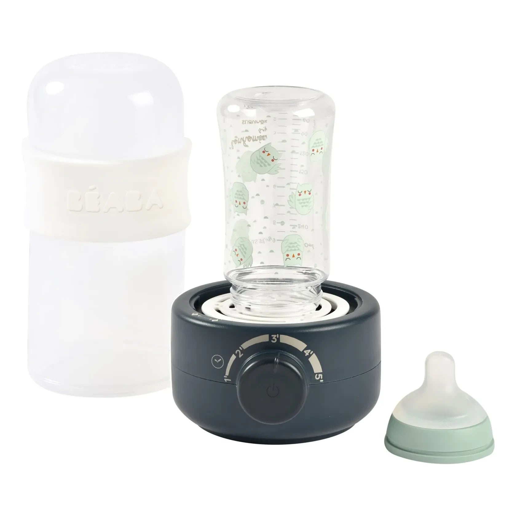Béaba - Baby Milk Second Steam Bottle Warmer | Midnight blue