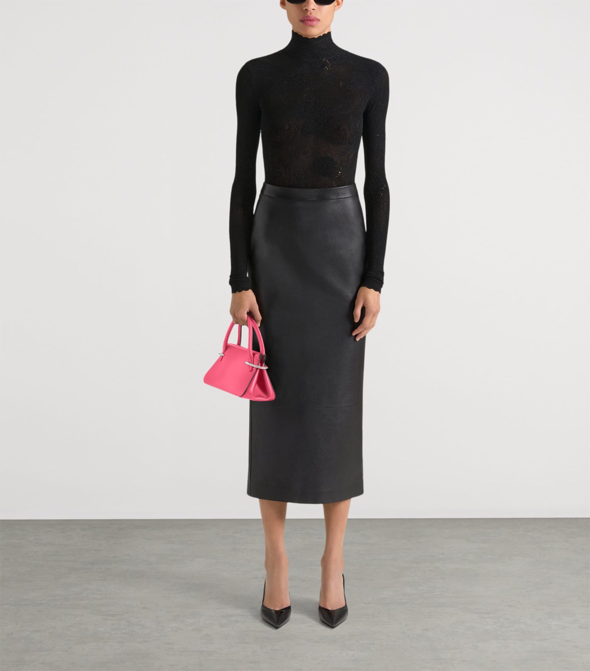 Givenchy Mini Leather Pinch Top-Handle Bag