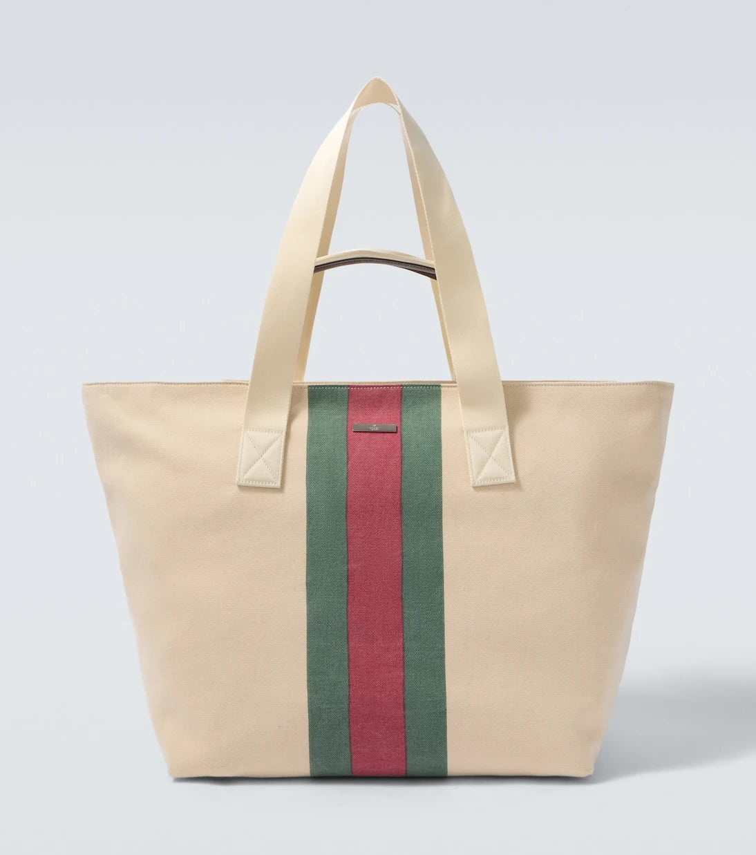 Gucci - Web Stripe canvas tote bag