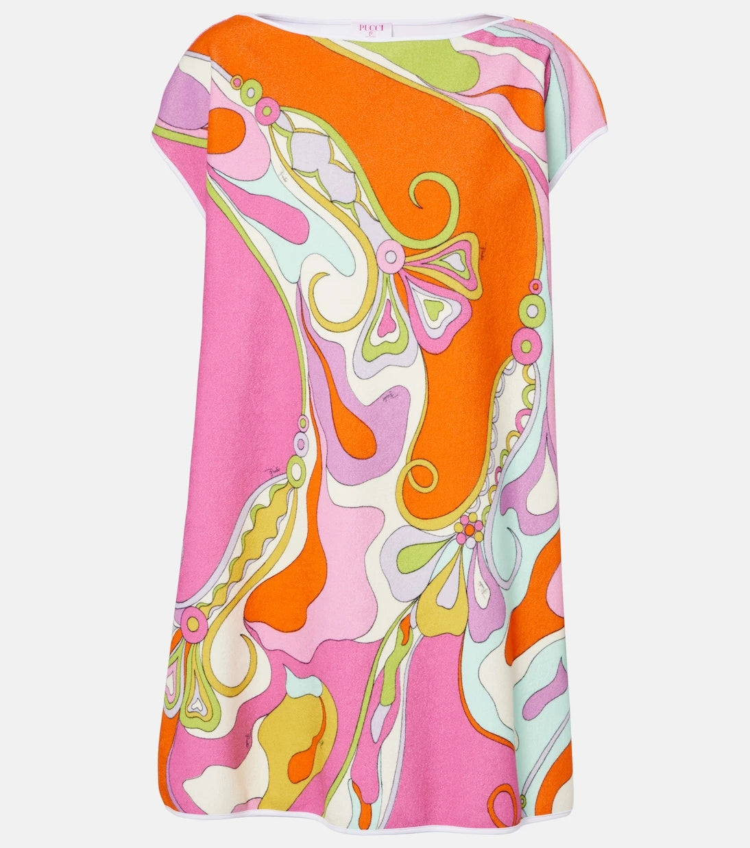 Pucci - Orchidee cotton-blend terry minidress