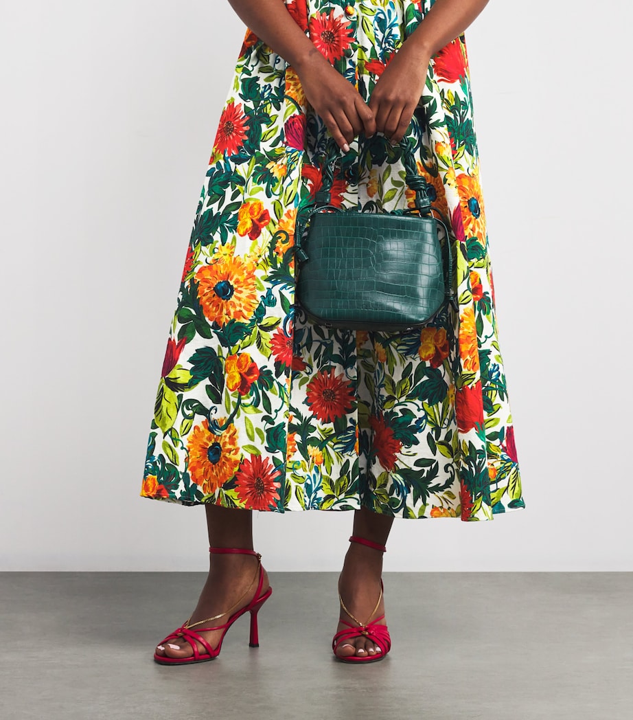 Saloni Multi Cotton Ena Maxi Shirt Dress