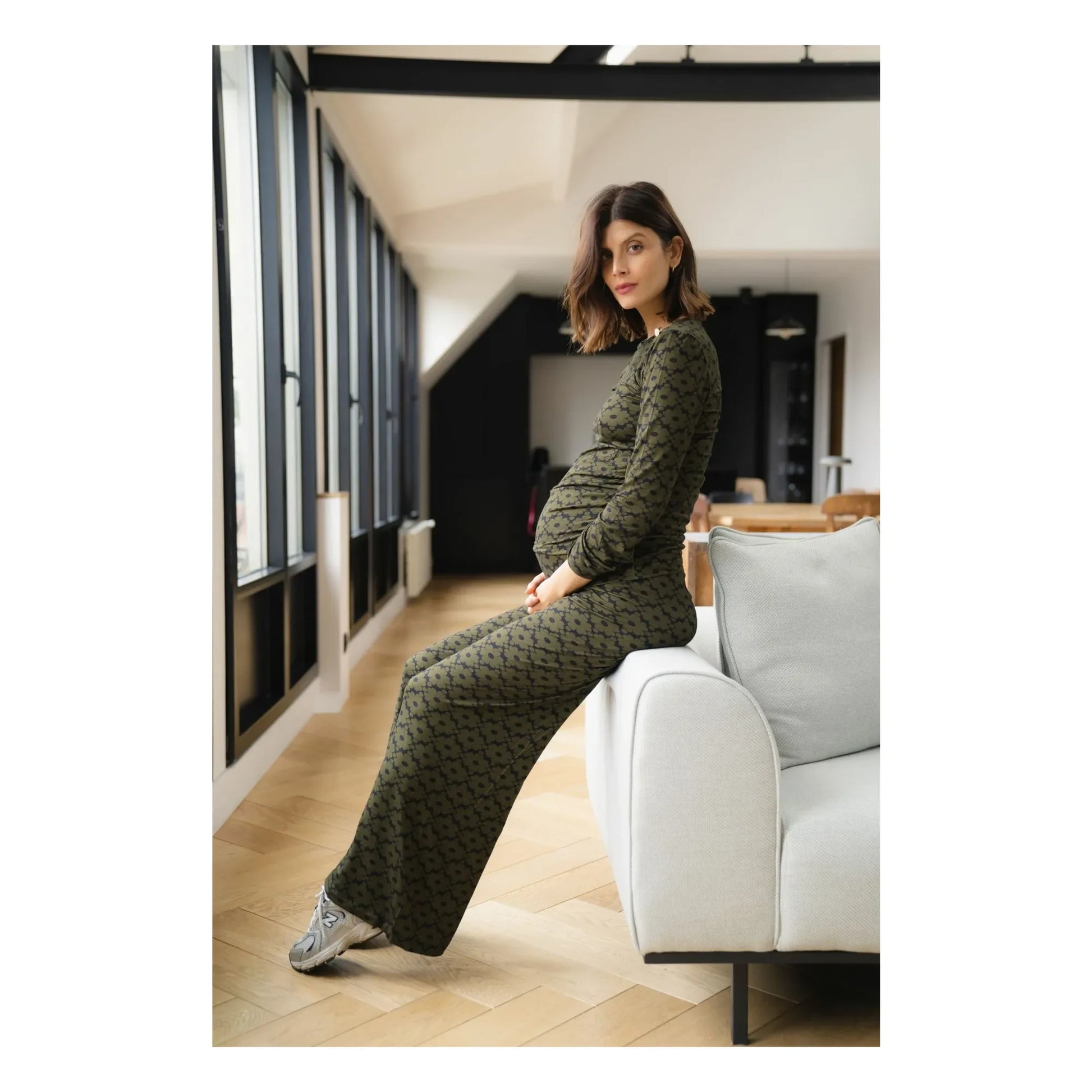 Paloma Collection - Andrea Seventies Pregnancy Pants | Khaki