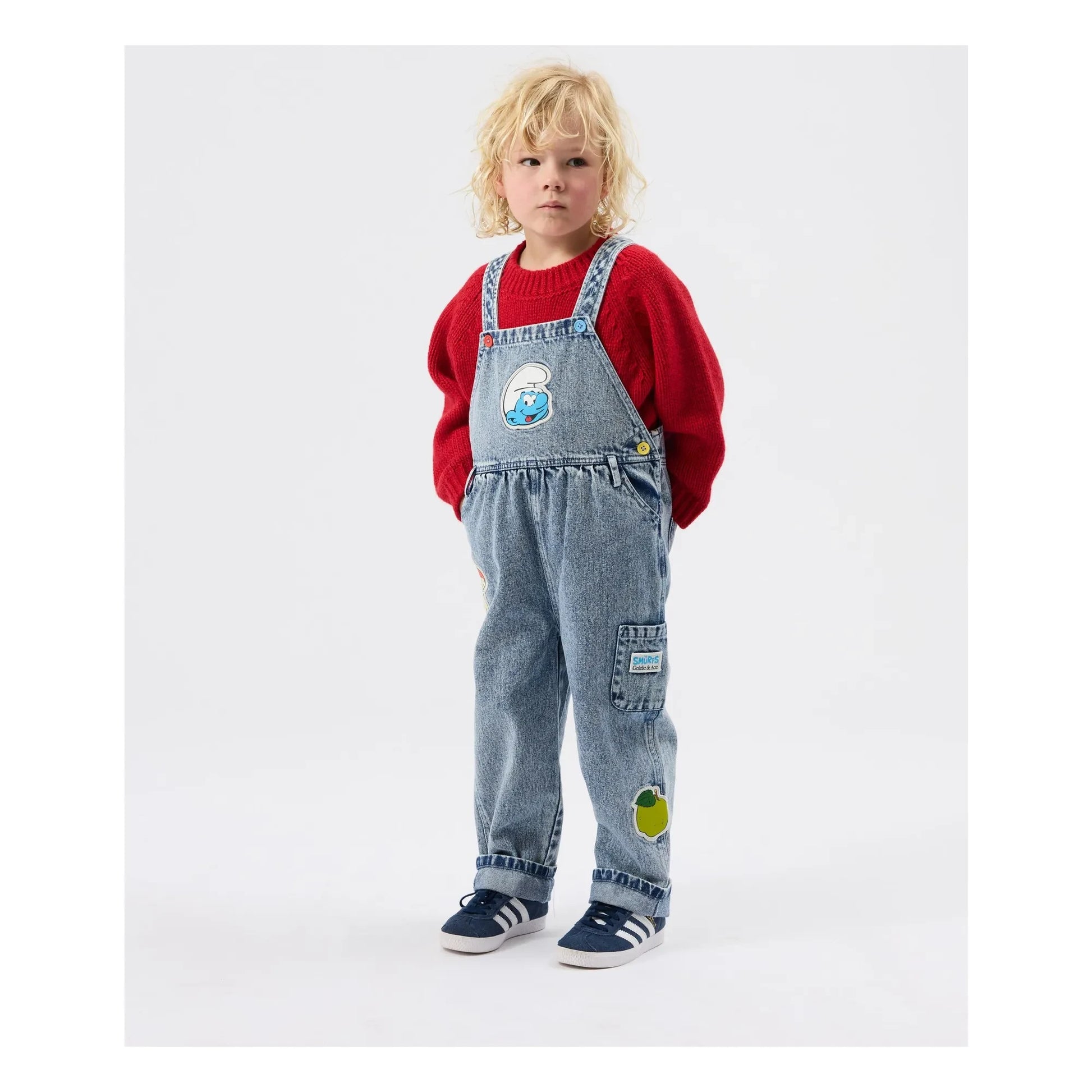 Goldie + Ace - Pullover - Goldie + Ace x Schtroumpfs | Red
