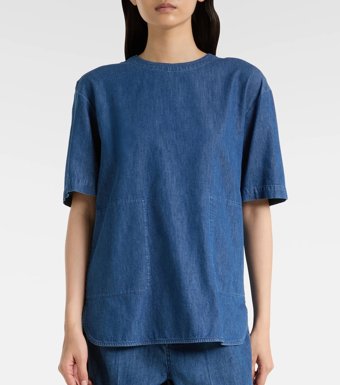 'S Max Mara - بلوزة دينم "موريسكا"