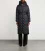 Max Mara Black The Cube Quilted Down Parka Coat