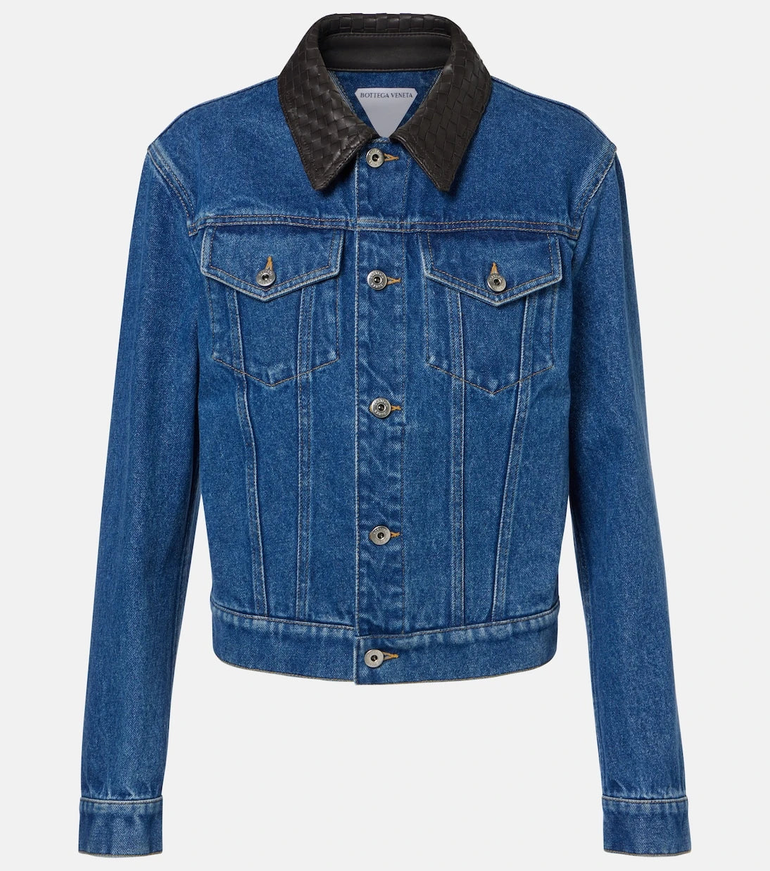 Bottega Veneta - Intrecciato denim jacket