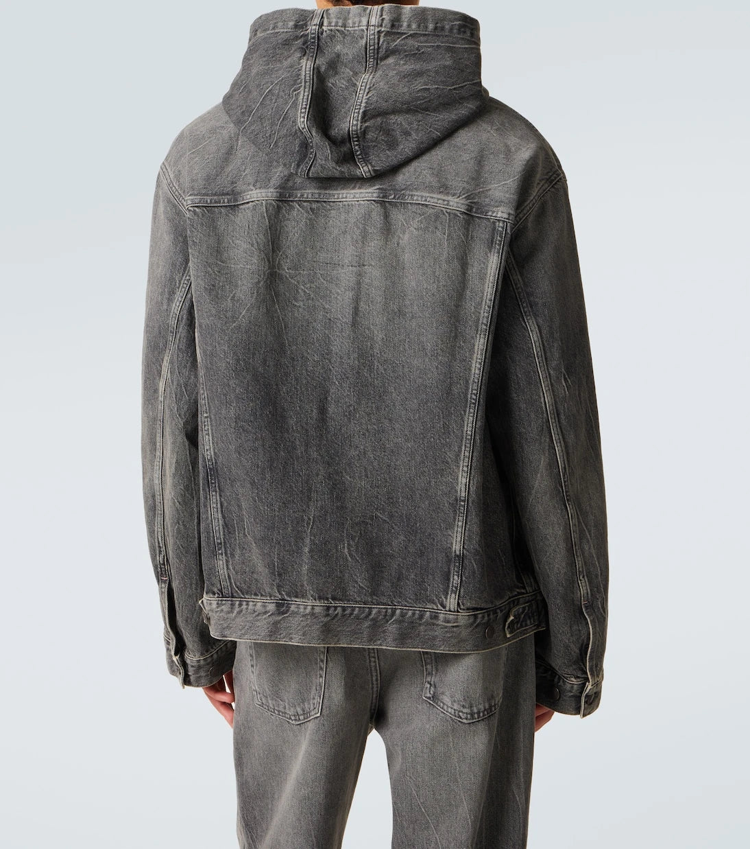 Acne Studios - جاكيت دينم باهت