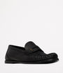 Saint Laurent Black Leather Laurent Loafers