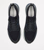 Magnanni Leather-Trim Grafton Sneakers