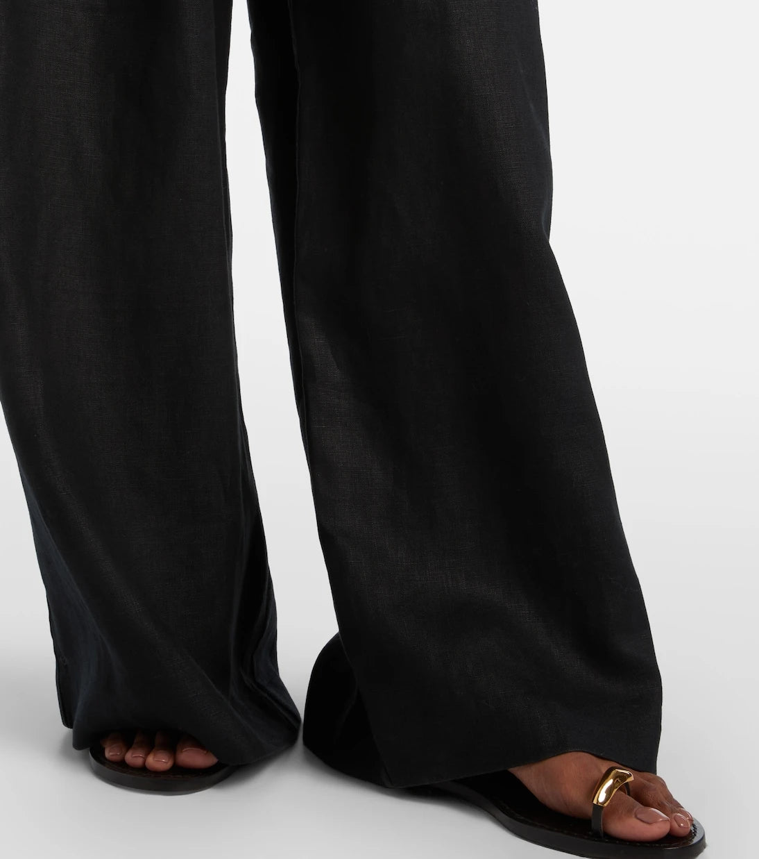 Faithfull - Sofia pleated linen wide-leg pants