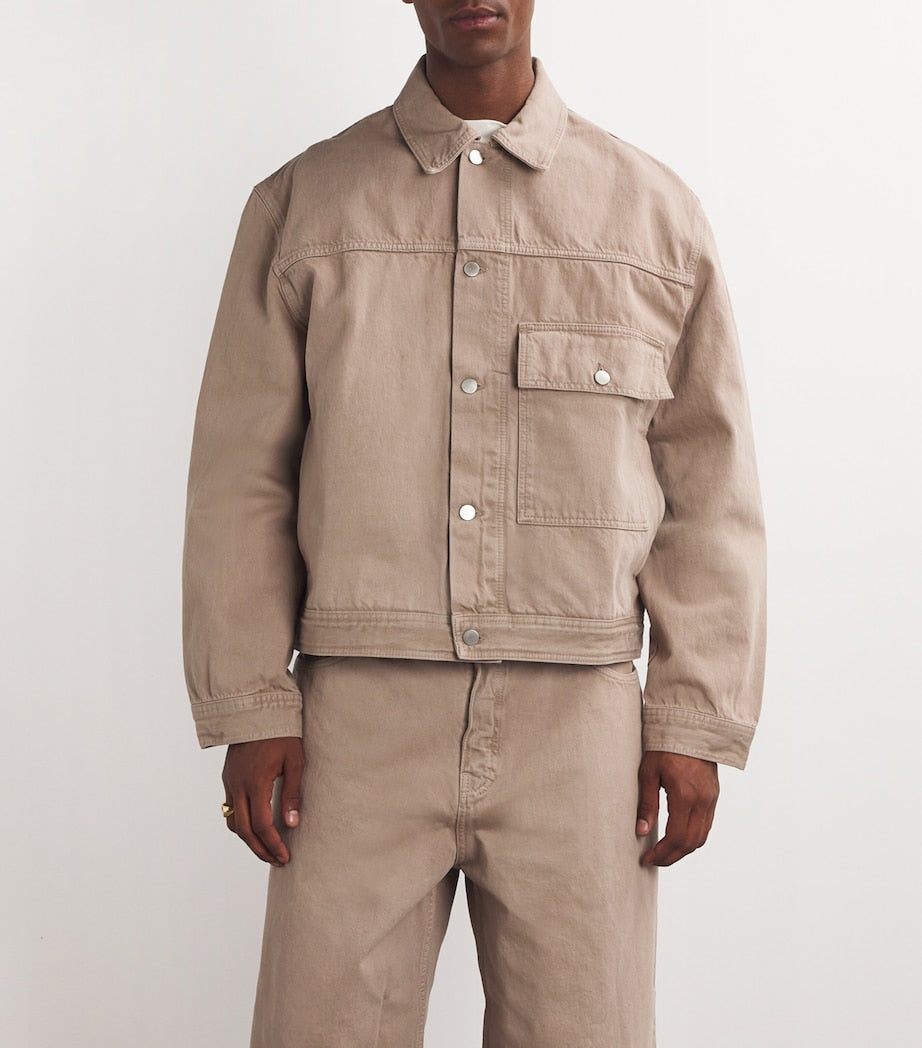 Studio Nicholson Beige Petar Denim Jacket