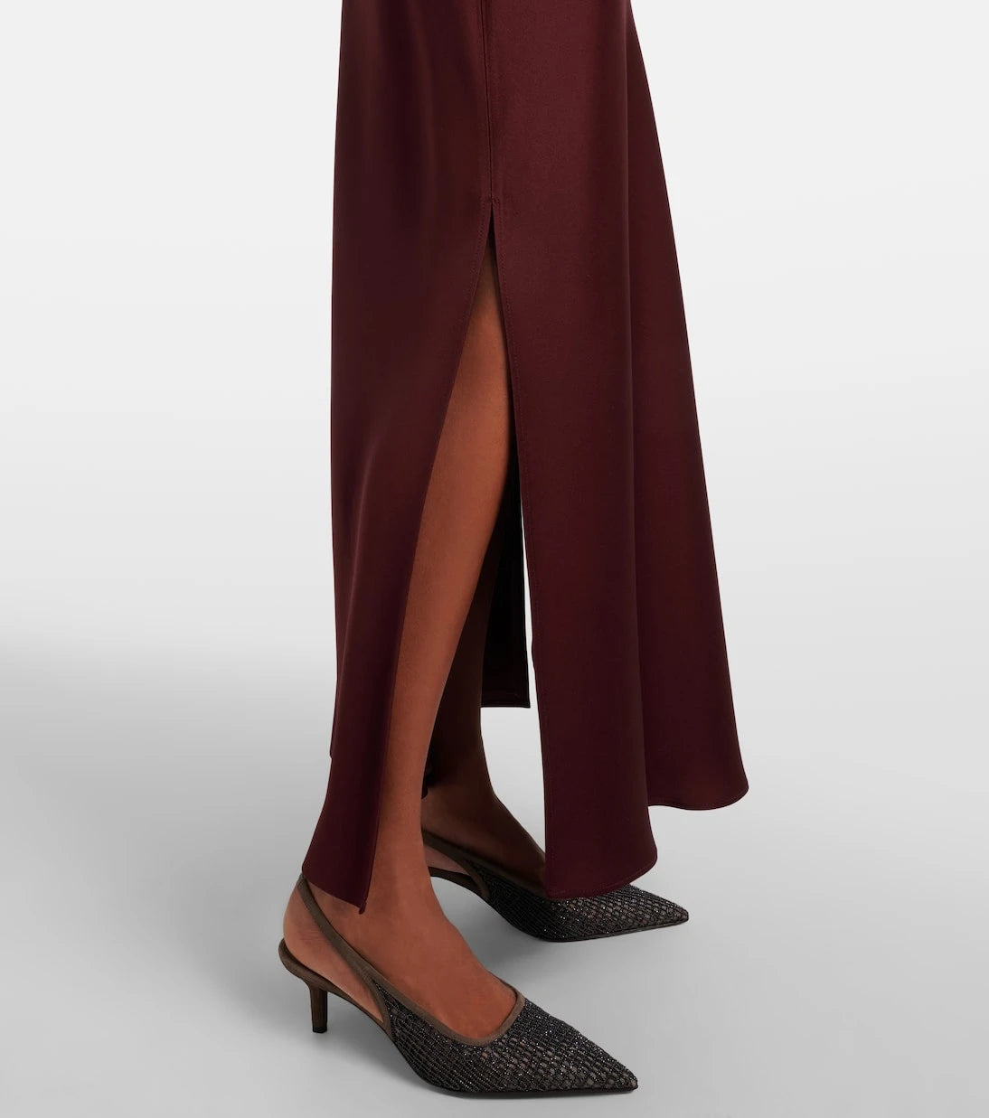 Brunello Cucinelli - Satin maxi skirt