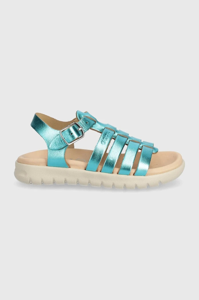 Детски сандали от кожа Geox SANDAL SOLEIMA