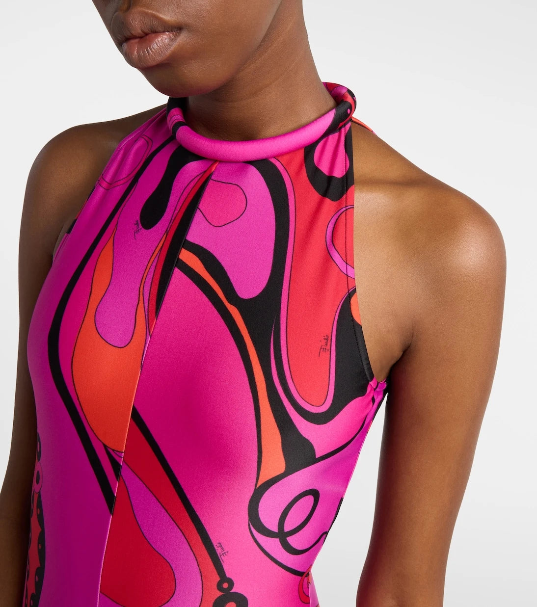 Pucci - Orchidee halterneck jumpsuit