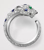 White Gold and Gemstones Panthère de Cartier Ring