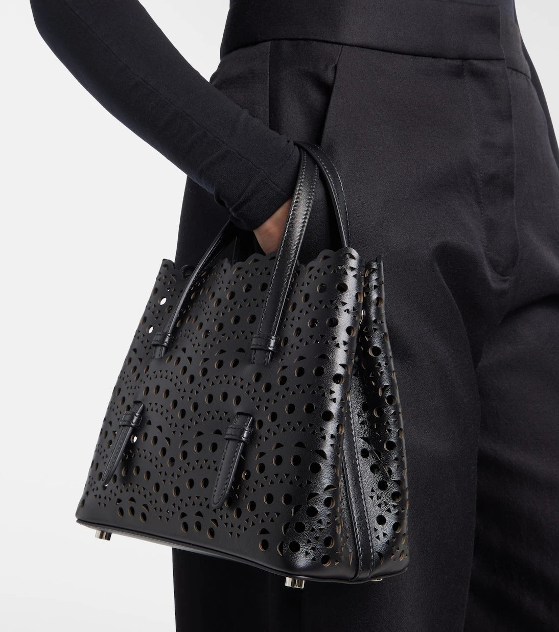 Alaïa - Mina 20 Vienne leather tote bag
