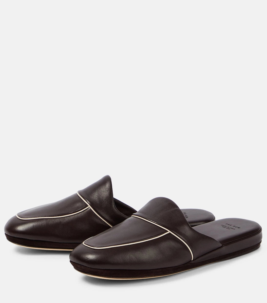 The Row - Beck leather mules