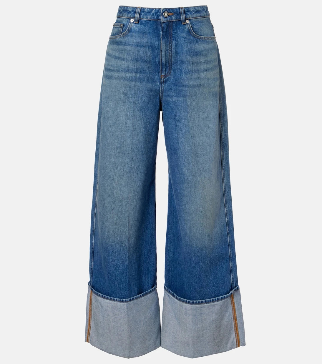Givenchy - Mid-rise wide-leg jeans